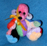 Artist made collectible miniature mini teddy bear tinyfaces 
