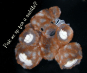 Artist made collectible miniature mini teddy bear tinyfaces
